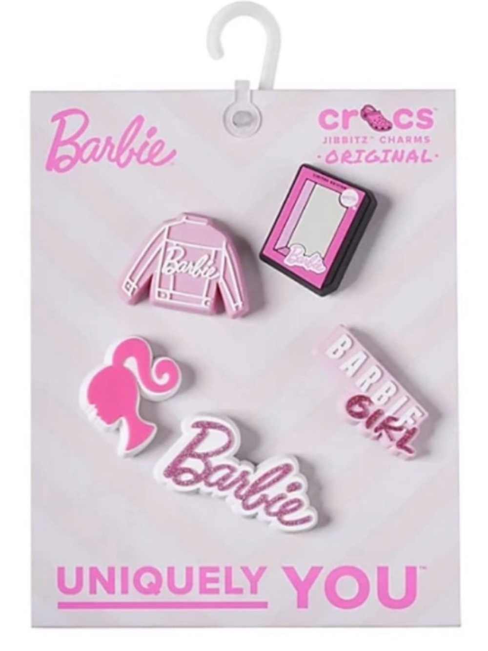 NEW BARBIE X CROCS Jibbitz Barbie Girl jibbet Barbie set - 5 new in package